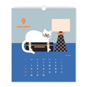 新日本カレンダー 2026年 umao 壁掛けカレンダー  4030